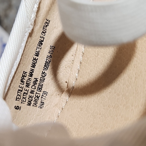 CHEROKEE  Lace Speckle Floral Rosette Detal Ballerina Flat  6 - Picture 8 of 12